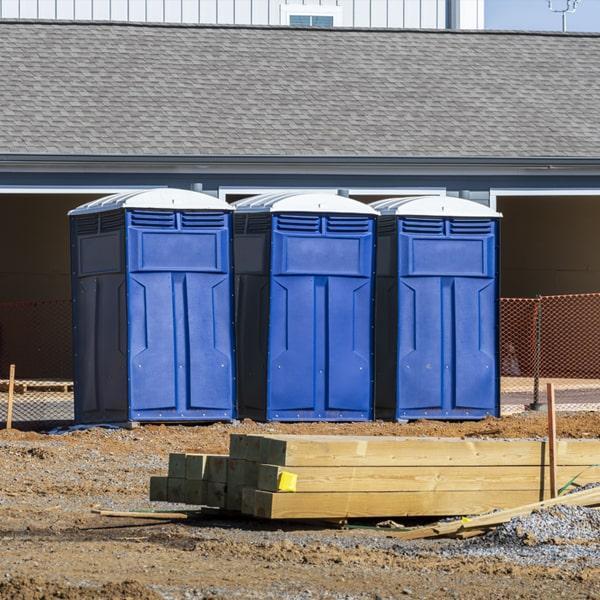 it is possible to rent a construction site portable restroom with heating or air conditioning